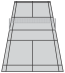Le terrain de badminton